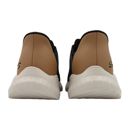 Buty męskie skechers 118305/blk wygodne lekkie wsuwane na co dzień 