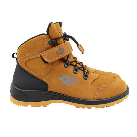 BUTY DZIECIĘCE 4F WYGODNE TREKKINGOWE NA JESIEŃ ZIMĘ JOBMW251 83S 