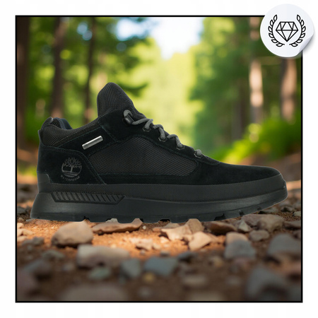 Buty męskie SKÓRZANE czarne Timberland Field Trekker WODOODPORNE