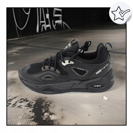 SPORTOWE BUTY MĘSKIE CZARNE WYGODNE PUMA Blaze Triple 384959 02 r. 42
