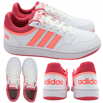 Buty Damskie Sportowe Wygodne Oddychające ADIDAS HOOPS GW0418