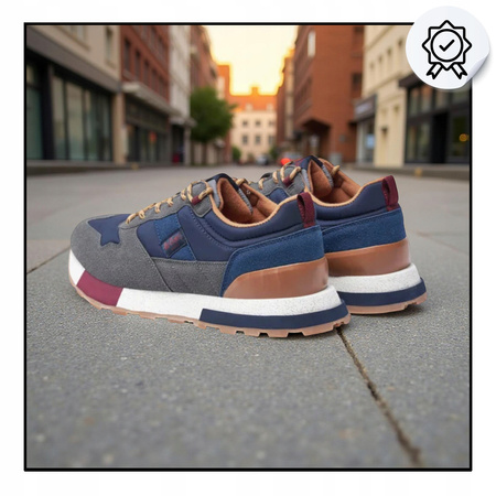 BUTY SPORTOWE MĘSKIE NISKIE SNEAKERSY LEE COOPER LCJ-24-03-3006MA 