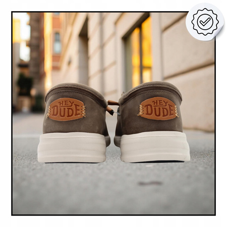 Buty męskie skórzane lekkie heydude wally grip craft leather 40175 030