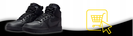 Buty Zimowe Na Zimę Wysokie Wygodne Skóra Ciepłe NIKE COURT BOROUGH