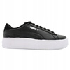 Buty damskie PUMA LILY PLATFORM Sneakersy sportowe czarne skóra 