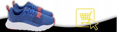 Buty sportowe dziecięce PUMA WIRED PS lekkie 
