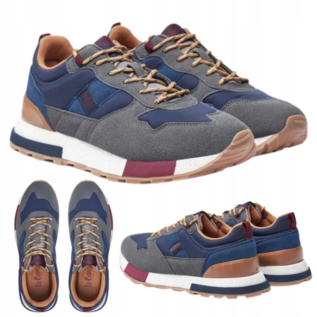 BUTY SPORTOWE MĘSKIE NISKIE SNEAKERSY LEE COOPER LCJ-24-03-3006MA 