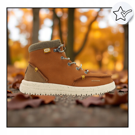 BUTY MĘSKIE LEKKIE SKÓRZANE HEYDUDE BRADLEY BOOT LEATHER 40189 21N 