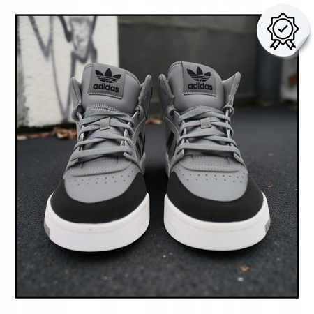 Buty Młodzieżowe ADIDAS DROP STEP J GY7328 za Kostkę Sznurowane 