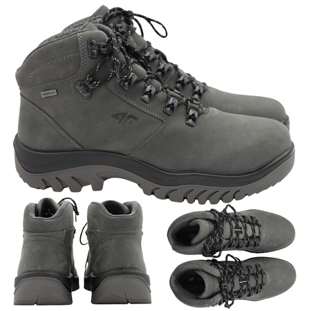 4f BUTY DAMSKIE WYGODNE TREKKINGOWE NA JESIEŃ ZIMĘ OBMH258 25S