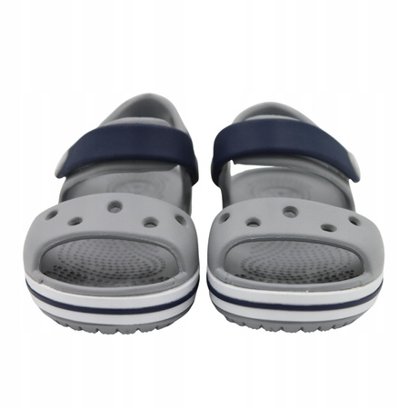 Sandałki dziecięce szare lekkie wygodne crocs crocband 12856 01u 