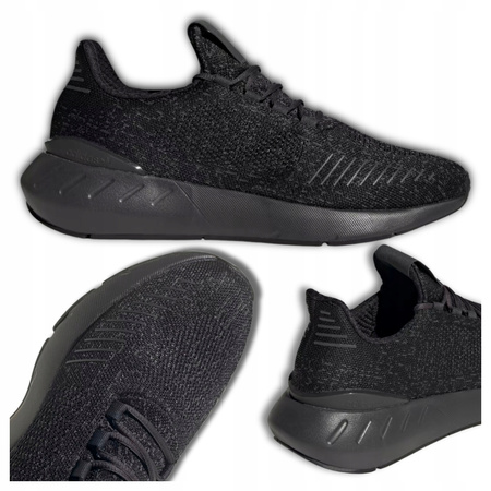 Buty Męskie Sportowe Wygodne Lekkie Czarne ADIDAS SWIFT RUN 22