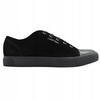 Buty Trampki Sneakersy Czarne Skóra Wygodne Niskie CALVIN KLEIN BLACK