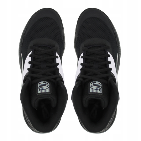 Buty Koszykarskie Męskie Wygodne Czarne Skórzane PUMA TRIPLE MID R. 43