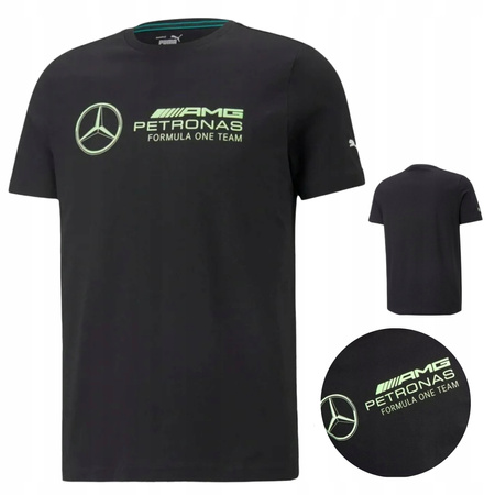 KOSZULKA MĘSKA CZARNA PUMA MAPF1 LOGO 534917 01 r. XL