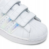 BUTY SPORTOWE DZIECIĘCE BIAŁE WYGODNE NA RZEP ADIDAS SUPERSTAR FV3655 