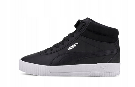 Buty Sportowe Damskie Puma Czarne Sneakersy Wygodne Wysokie Lekkie