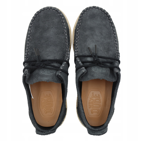 BUTY MĘSKIE LEKKIE MOKASYNY ZAMSZOWE HEYDUDE NXT MOC 43772 0OH