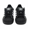 BUTY SPORTOWE DAMSKIE SKÓRA CZARNE SNEAKERSY ADIDAS SUPERSTAR JI0079