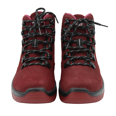 BUTY DAMSKIE 4F WYGODNE TREKKINGOWE WYSOKIE NA JESIEŃ ZIMĘ OBDH253 60S 