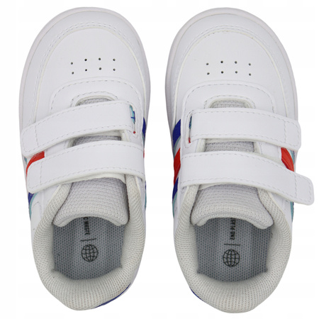 Buty dziecięce ADIDAS BREAKNET sneakersy sportowe skóra biały