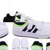 Buty dziecięce sportowe ADIDAS HOOPS biały Na Rzepy 