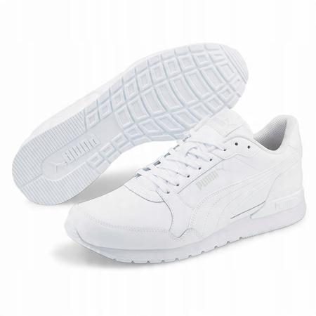 Buty sportowe męskie Puma St Runner 384855 10 wygodne białe 