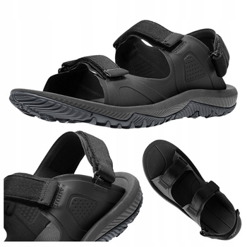 Sandały Buty Na Lato Rzepy Męskie Wygodne Lekkie 4FSS23FSANM029 30S