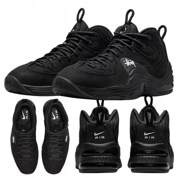 BUTY SPORTOWE MĘSKIE LEKKIE CZARNE NIKE AIR PENNY Koszykarskie