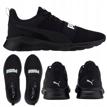 BUTY SPORTOWE MĘSKIE WYGODNE CZARNE PUMA ANZARUN LITE BOLD męskie 