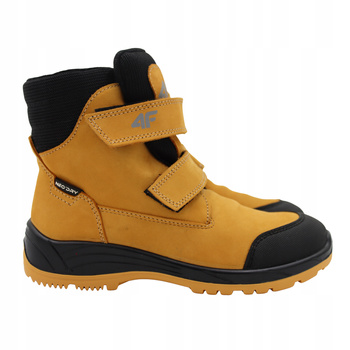 BUTY DZIECIĘCE 4F WYSOKIE skóra NA JESIEŃ ZIMĘ JOBMW250 83S