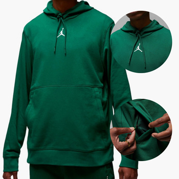 Bluza Męska Wygodna Ciepła Zielona Z Kapturem NIKE JORDAN