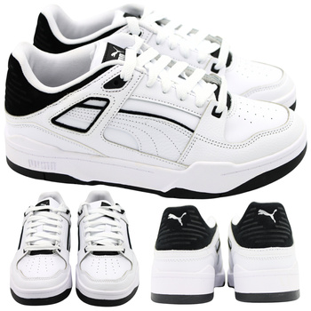 Buty Męskie Białe Wygodne Skórzane Skóra Niskie PUMA SLIPSTREAM