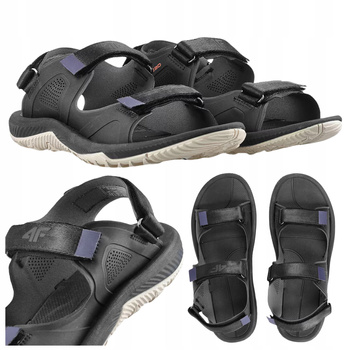 SANDAŁY DAMSKIE LEKKIE WYGODNE NA LATO 4F 4FSS23FSANF016 22S