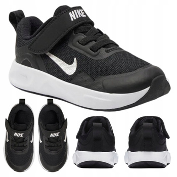 Czarne buty dziecięce sportowe NIKE WEARALLDAY TD 