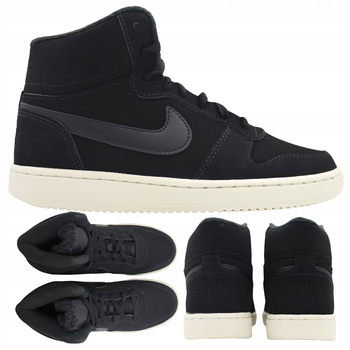 BUTY damskie SPORTOWE czarne ocieplane NIKE WMNS EBERNON wysokie 
