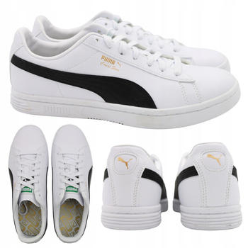 Buty męskie Puma sportowe COURT STAR SL 384676 01 Białe 