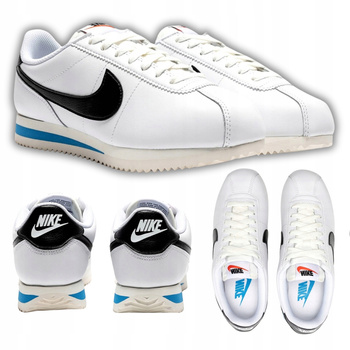 Buty Sneakersy Do Biegania Białe Lekkie Skóra Wygodne NIKE CORTEZ