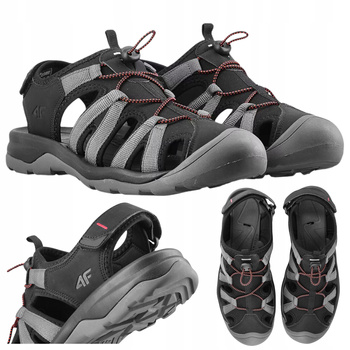 SANDAŁY MĘSKIE 4F LEKKIE PRZEWIEWNE WYGODNE 4FSS23FSANM020 25S 