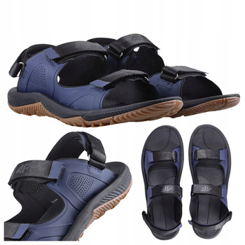 SANDAŁY MĘSKIE LEKKIE WYGODNE NA LATO 4F 4FSS23FSANM019 31S