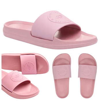 KLAPKI 4F damskie WSUWANE NA PLAŻE NA BASEN RÓŻOWE LEKKIE WYGODNE 