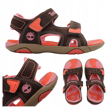 SANDAŁY DZIECIĘCE NA RZEP LEKKIE WYGODNE TIMBERLAND 50876