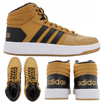 Buty sportowe męskie wysokie ADIDAS HOOPS wygodne