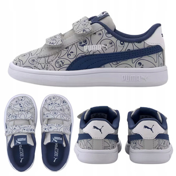 Buty Dla Dziecka Dziecięce Sportowe Na Rzepy PUMA SMASH 371192 01