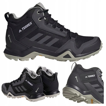 Buty Trekkingowe Wysokie Męskie ADIDAS TERREX AX3 EF3365 GORE-TEX 