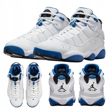 Buty Koszykarskie Sportowe Wygodne Męskie Białe NIKE JORDAN 6 RINGS