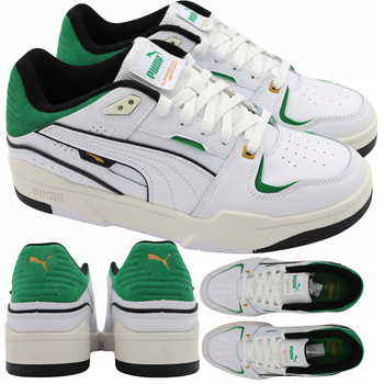 Buty Męskie Sportowe Skóra Białe Wygodne PUMA SLIPSTREAM BBALL