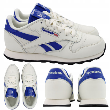 Buty Sportowe Damskie Wygodne Białe Skóra REEBOK CLASSIC LEATHER