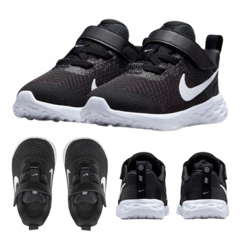 Buty Dziecięce Dla Dziecka na Rzepy NIKE REVOLUTION 6 DD1094 003 