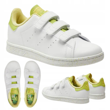 BUTY SPORTOWE DZIECIĘCE NA RZEP WYGODNE ADIDAS STAN SMITH GW4537